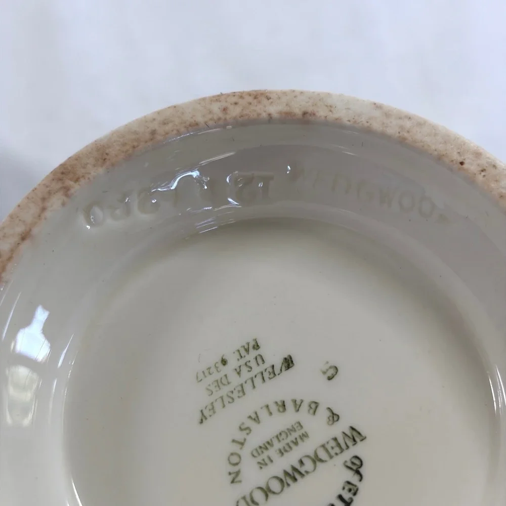 1960's Wedgwood Etruria Barlaston Wellesley Creamer, Sugar Bowl & Gravy Boat Set